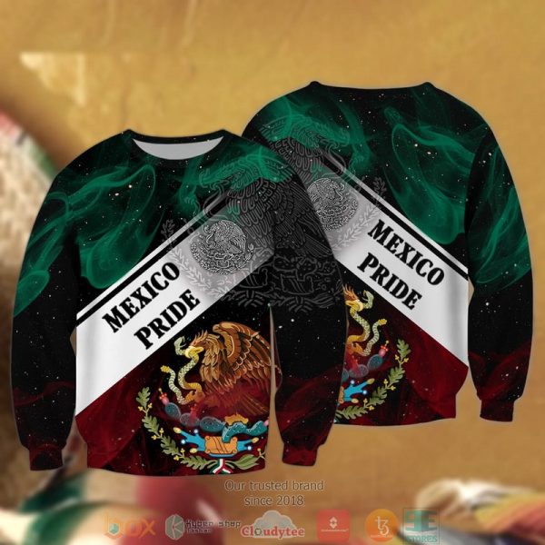 Coat Of Arms Mexico Pride 3D Shirt