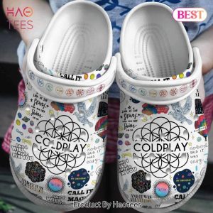 Coldplay Music Crocs Crocband Clogs Shoes Comfortable For Men Women and Kids Exclusive