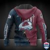 Colorado Avalanche Nhl Ver 5 All Over Printed Hoodie