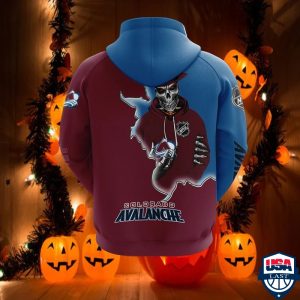 Colorado Avalanche Nhl Ver 6 All Over Printed Hoodie