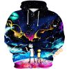 Colorful Galaxy Rick And Morty Hoodie 3D