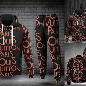 Combo Louis Vuitton Color Symbol Hoodie Bomber Jacket And Pants