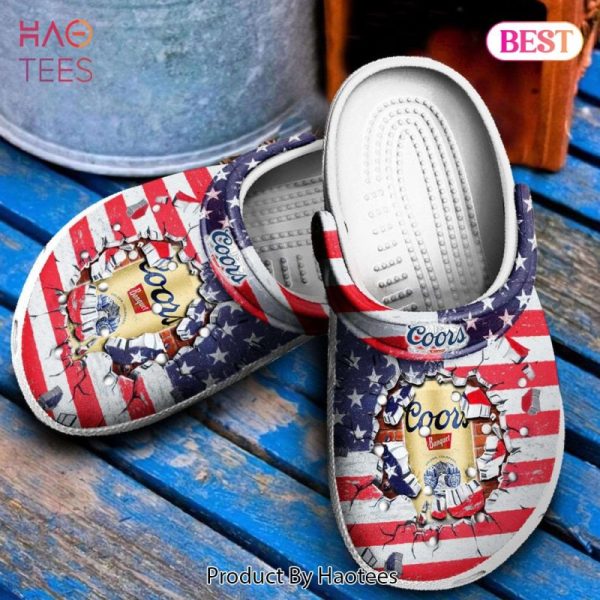 Coors Banquet American Flag Break Clogs Shoes Exclusive