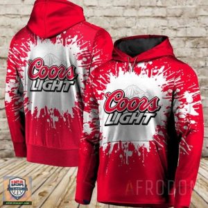 Coors Light Bleached 3D All Over Print Hoodie