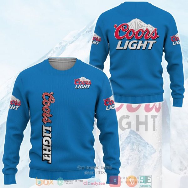 Coors Light Blue 3D Shirt