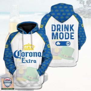 Corona Extra Drink Mode On 3D Hoodie