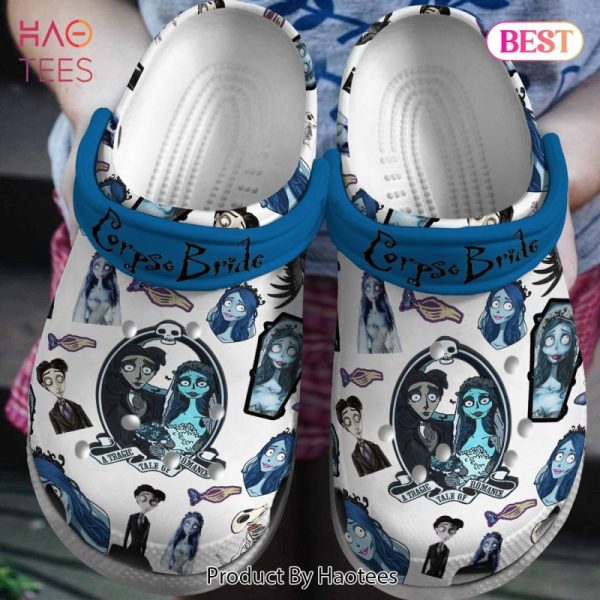 Corpse Bride Cartoon Crocs Crocband Clogs Shoes Comfortable For Men Women and Kids