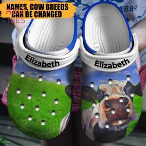 Cow Personalized Clogs Shoes Gift For Cow Lovers