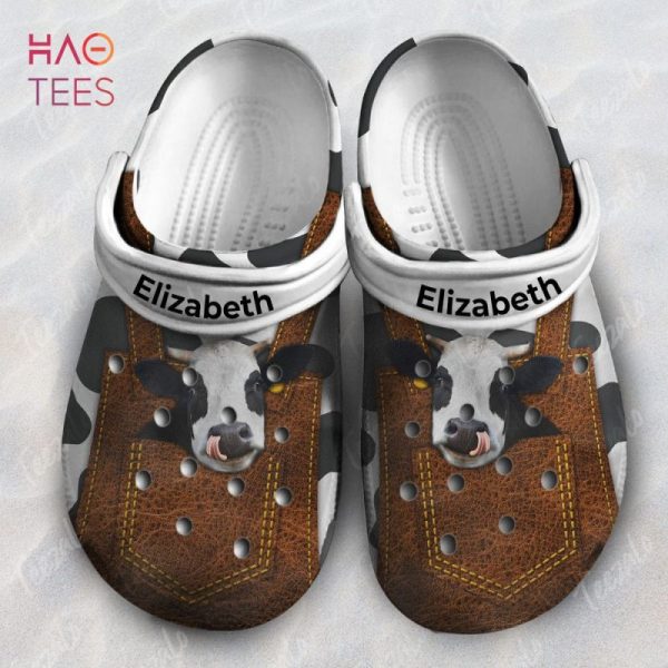 Cow Personalized Clogs Shoes With Pattern