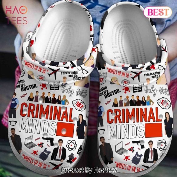 Criminal Minds TV Series Crocs Crocband Clogs Shoes Comfortable For Men Women and Kids