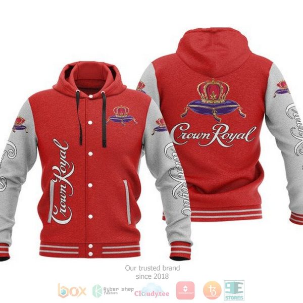 Crown Royal Baseball Hoodie Jacket