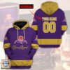 Crown Royal Custom Name And Number All Over Print Hoodie