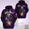 Crown Royal Drunk Skull 3D All Over Print Hoodie T-Shirt