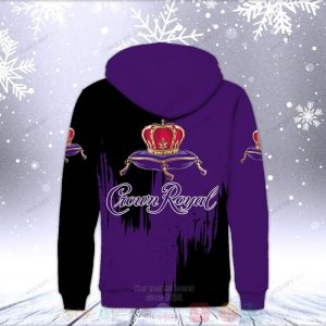 Crown Royal Purple Fleece Zip Hoodie