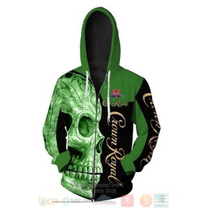 Crown Royal Skull 3D Hoodie