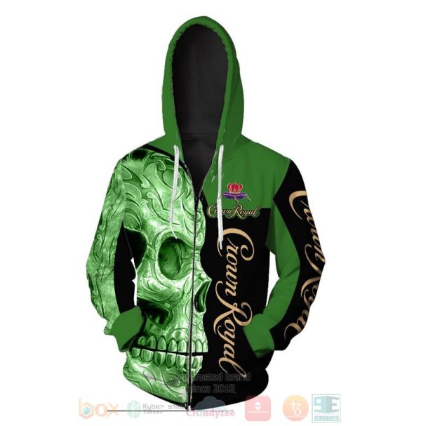 Crown Royal Skull 3D Hoodie