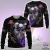 Crown Royal Triple Skulls 3D All Over Print Hoodie T-Shirt