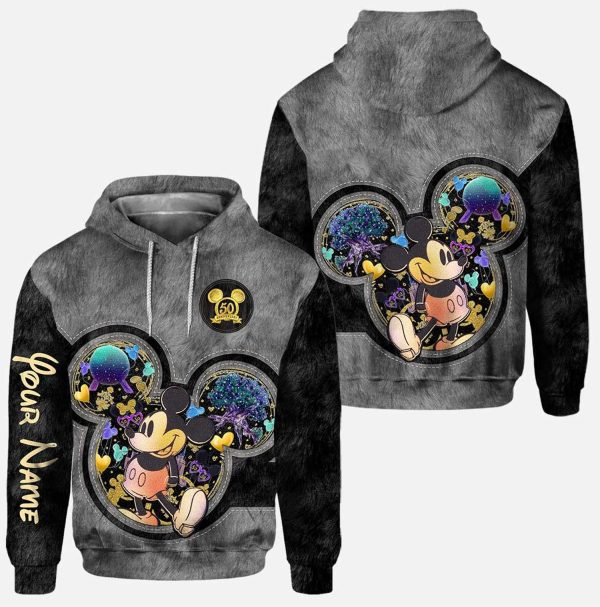 Custom 50 Years Of Magic Mickey Mouse Hoodie And Leggings