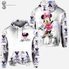 Custom Minnie Mouse Never Too Old For Magic Watercolor Hoodie And Leggings