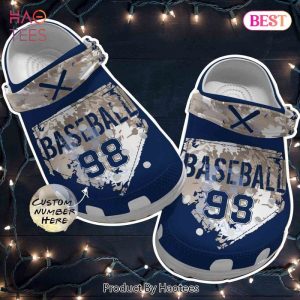 Customize Number Player Baseball clog Shoes Camo Color For Men Women Exclusive