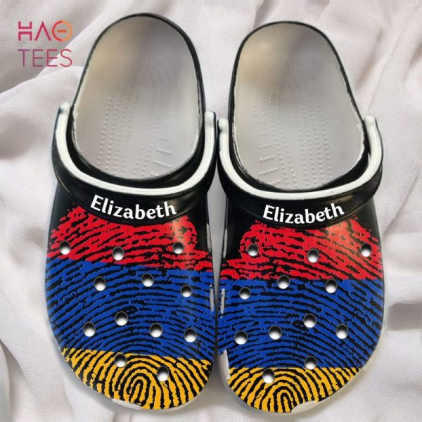 DNA Armenia Flag Armenian Gift Personalized Clogs Shoes