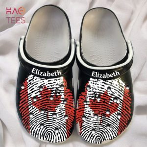 DNA Canada Flag Canada Gift Personalized Clogs Shoes