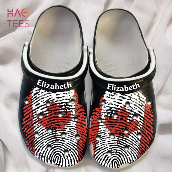 DNA Canada Flag Canada Gift Personalized Clogs Shoes