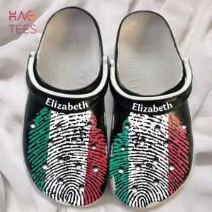 DNA Italy Flag Italy Gift Personalized Clogs Shoes