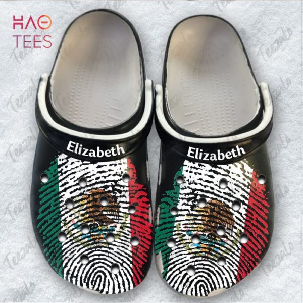 DNA Mexico Flag Mexican Gift Clogs Shoes