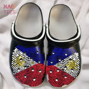 DNA Philippines Flag Filipino Gift Clogs Shoes