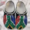 DNA South Africa Flag Gift Personalized Clogs Shoes