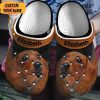 Dachshund Brown Zipper Clogs Shoes