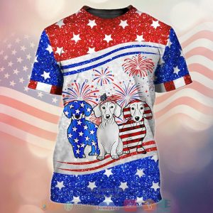 Dachshund Firework Independence Day Shirt