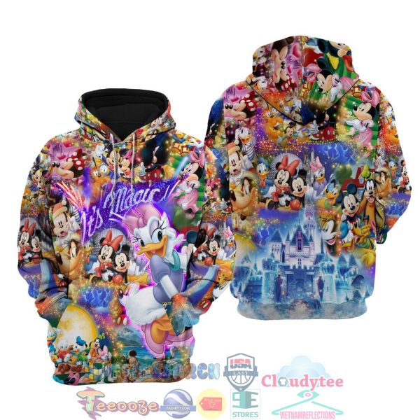 Daisy Duck Glitter Castle Disney It’S Magic Hoodie 3D