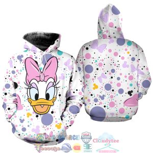 Daisy Duck Polkadot Pattern Disney Hoodie 3D