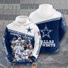 Dallas Cowboys Nfl Legends Signatures Hoodie 3D