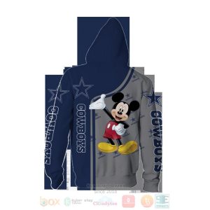 Dallas Cowboys Nfl Mickey Mouse 3D Hoodie