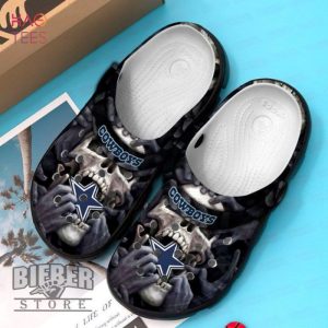 Dallas Cowboys Skull Crocs Clog Shoes