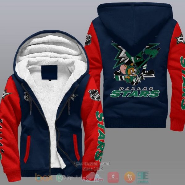 Dallas Stars Nhl Tom And Jerry Fleece Hoodie