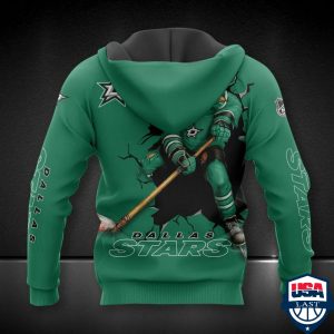 Dallas Stars Nhl Ver 5 All Over Printed Hoodie