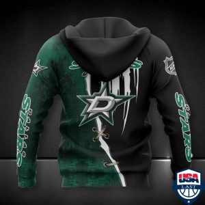 Dallas Stars Nhl Ver 7 All Over Printed Hoodie