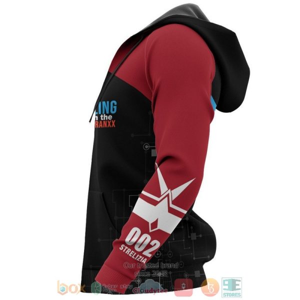 Darling In The Franxx Zero Two Code 002 Anime 3D Hoodie