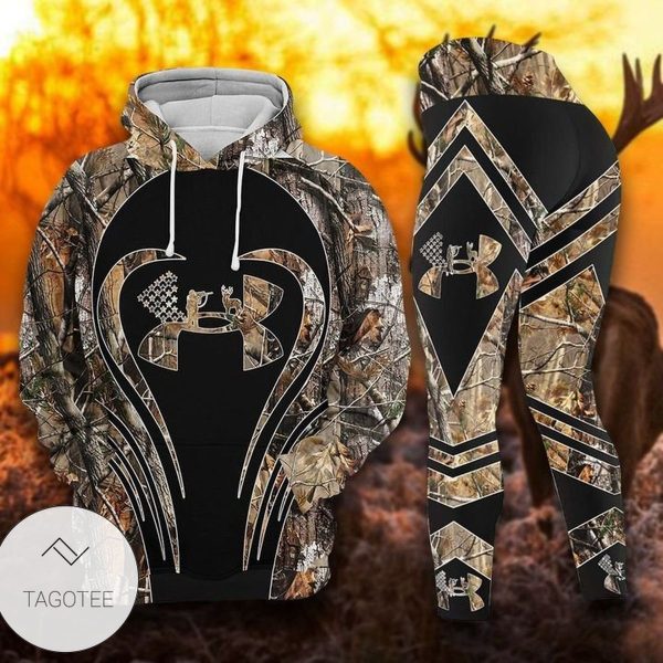 Deer Hunting Camo Hoodie And Leggings