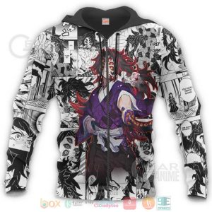 Demon Kokushibo Kimetsu Anime Mix Kimetsu No Yaiba Manga 3D Hoodie