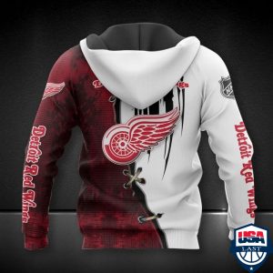 Detroit Red Wings Nhl Ver 6 All Over Printed Hoodie