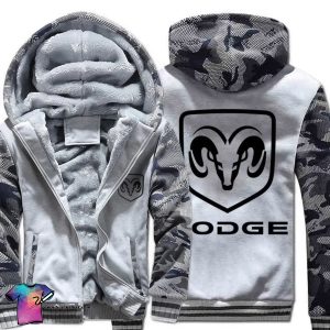 Dodge Ram Logo Full Print Fleece Hoodie