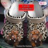 Dog Crocs – Personalized Dachshund Leopard Pattern Clog Shoes For Men And Women