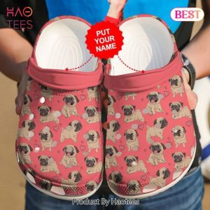 Dog Crocs – Pug I Love Pugs Custom Clog Shoes For Men And Women