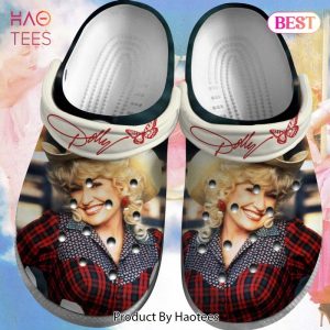 Dolly Parton Music Crocs Crocband Clogs Shoes Comfortable For Men Women and Kids Exclusive