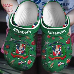 Dominican Coat of Arms St Patrick’s Day Clogs Shoes